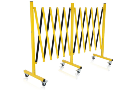 PVC/Metal Expandable Barrier